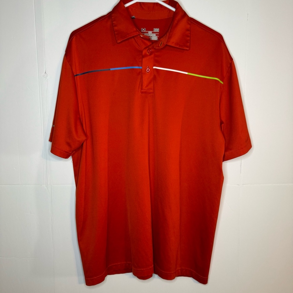 Under Armour Vibrant Red Polo Shirt